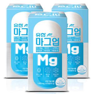 마그업 60정2+1 눈밑떨림 마그네슘영양제 비타민B 고함량 마그네슘350
