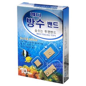 메디 방수밴드 혼합형 10매입(사용기한:26.10.25까지)/숨쉬는 투명밴드