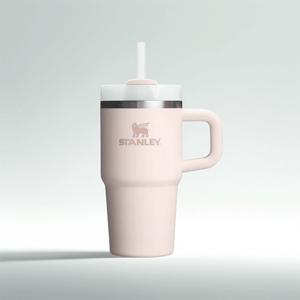STANLEY 미니텀블러 캠핑컵 591ml 손잡이형 로즈쿼츠