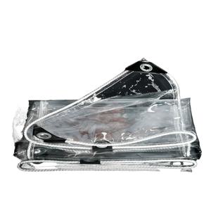 투명 방수포 비닐 캐노피 덮개 방풍 공사 야외 대형 정원 PVC 텐트 천막지 두