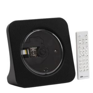 사파 휴대용 무선 CD DVD 플레이어 블루투스 블랙
