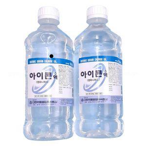 대한약품공업주식회사 아이콘 렌즈 세정액 1L 2개