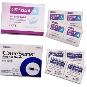 D 케어센스 이도스킨스왑 알콜솜 100매
