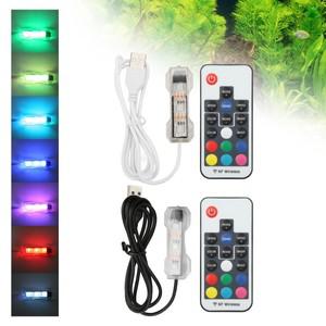 어항조명 USB 충전식 수중 조명    분리형 LED 수족관 중형  소형 수조용