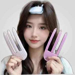 뿌리 볼륨 악세 두피 상하지 않는 헤어 클립 2P 헤어루트 하이헤드 세트 앞머리빗