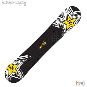 ROCKSTAR 데크 튜닝 스티커/스노우보드/알파인보드/스티커/보호필름/락스타/데칼/