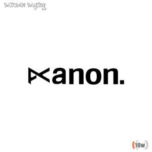 anon 2 스티커/스노우보드/오토바이/스키/아논/고글/알파인/프리스타일
