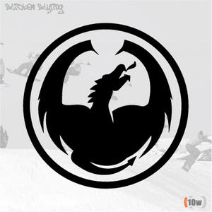 Dragon SB 스티커/드래곤/고글/스노우보드/스키/알파인보드/