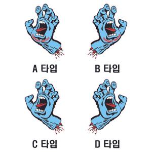 SANTA CRUZ WhEELS 스티커/스노우보드/알파인/스키/보드복/스키복/스키장/686/볼컴/버튼/GRENADE/RED