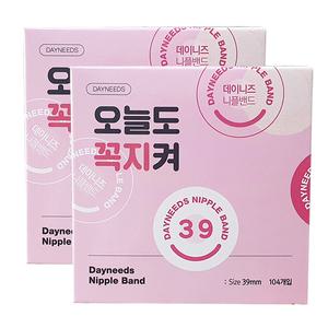 오늘도 꼭지켜 데이니즈 남녀공용 니플밴드 39mm 208매 유두가리개