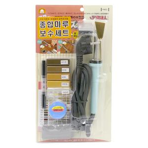 다카모리 마루보수 종합마루보수세트 인두기를 사용한 보수제
