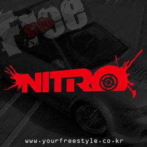 0892 Nitro1 cutting, 스노우보드 ,데크 나이트로,니트로 스티커,카스티커,헬멧,튜닝