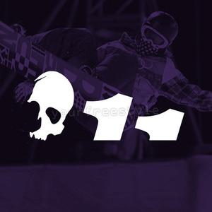1825 011artistic_skull  cutting, 스노우보드,데크 13스노우보드 스티커,카스티커