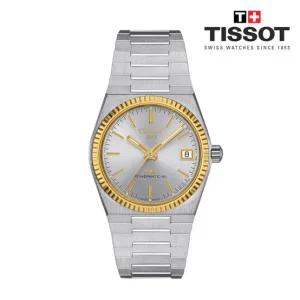 [롯데백화점]티쏘 PRX 파워매틱 80 35MM 스틸 & 18K 골드 T931.207.41.031.01