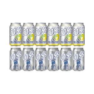 카스제로 355ml 6캔 + 카스제로레몬스퀴즈 330ml 논알콜음료 6캔