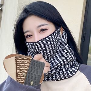 슬림 멀티 프 넥워머 패턴 귀걸이형 헤어밴드 무늬 스카프 목토시 방한 여성 바라클라바
