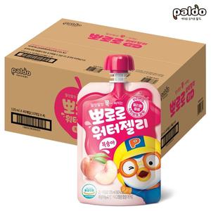 팔도 뽀로로 워터젤리 복숭아 120ml 40팩