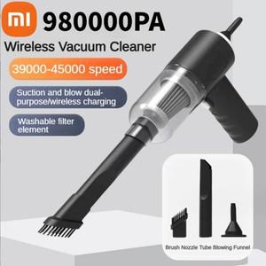 에어건청소기 차량용 무선 진공 핸디 강력 미니 자동차 Xiaomi 98000PA 3in1 무선 미니 진공 청소기 휴대용