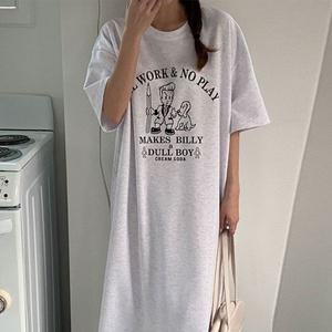 아이 면 원피스 임산부원피스 빅사이즈 롱원피스 임부복