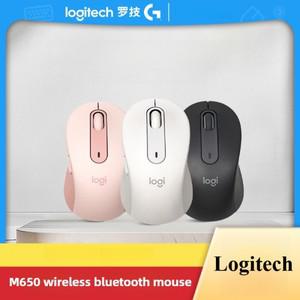 logitech 호환 Signature M650/M650L 2.4Ghz Bluetooth 무선 마우스   소형 및 손용 클릭 노트북