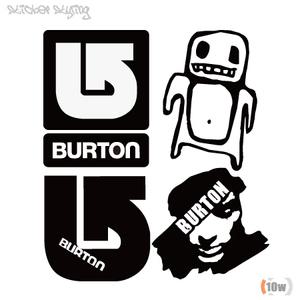 burton set 스티커/커팅/버튼/스노우보드/보드/세트 상품/색상선택/튜닝/데크/데칼/보드복/