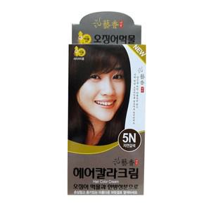 [예향] 헤어 칼라크림(오징어먹물) 5N 자연갈색