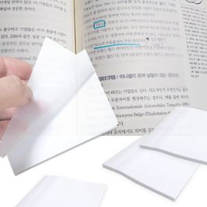 반투명 포스트 메모지 패드/(대)75x170 (중)75x100 /트레이싱