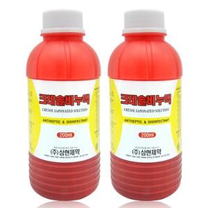 크레솔비누액 200ml 2개 크레졸 비누액