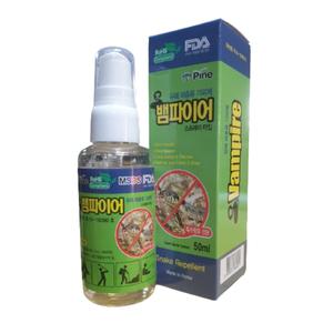 뱀 기피제 뱀파이어 스프레이 50ml 퇴치법 뱀약 퇴치제 기피 캠핑 등산 벌초 산소 텃밭