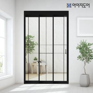 아이지 중문 3연동 2.8 슬라이딩 댐퍼, 세라(W:1,500mm, 초슬림, 미닫이)