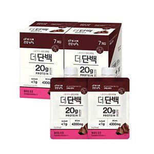 [빙그레][빙그레] 더단백 파우더 초코 31g 14개(7개입x2개) / 단백질 쉐이크