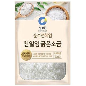 [청정원](의정부점) 순수천혜염 천일염 굵은소금 2.5kg(절임용)