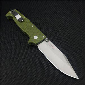 칼 멀티툴 콜드 스틸 62L SR1 포켓 폴딩 나이프 터프 CPM S35VN 블레이드 그린 G10 핸들 서바이벌 야외 식