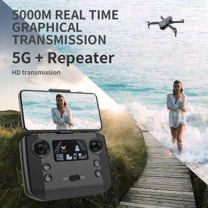 KF101 MAX1 4K 전문 Drone HD 카메라 5KM 높이 GPS 5G WIFI 3 축 짐벌 브러시리스 모터 장애물 회피 Dron