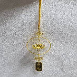 금도금 연꽃 차걸이 총길이20cm 단초마을 골동품/앤틱/수집품
