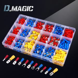 전선연결 PG 터미널 압착단자 황동 18종 1200PCS 세트