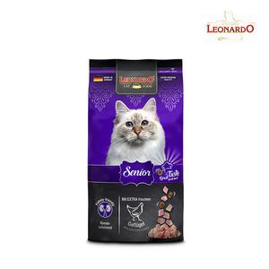 레오나르도 고양이사료 시니어 1.8kg (리뉴얼) + 물티슈 74매