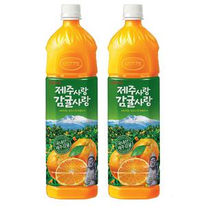 롯데 제주감귤 1.5Lx12페트 감귤음료