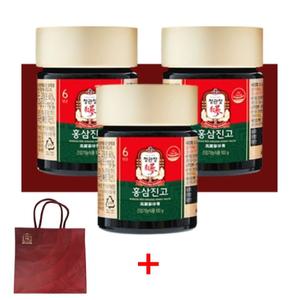 정관장 홍삼진고 6년근 농축액 100g x 3병 + 쇼핑백