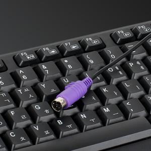 PS2 단자 유선키보드 저소음 기본형 사무실컴퓨터 자판