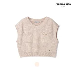 [보리보리/레노마 키즈]여아 루즈핏 니트VEST (R2411K405_05)