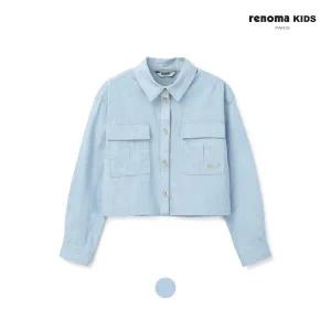 [보리보리/레노마 키즈]여아빅포켓크롭블라우스(R2412B307_61)