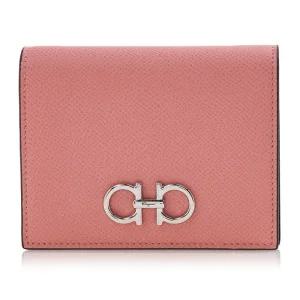 [라벨루쏘] [페라가모] 여성 간치니 컴팩트 반지갑 22 D780 CORALLO 0758509