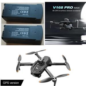 GPS 브러시리스 RC 드론 74V 3000Mah 배터리 프로펠러 V168 GPS 드론 배터리 V168 프로 맥스 드론 배터리
