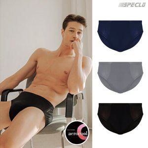[흡습속건]남성 블라이스 에어로쿨 매쉬 삼각팬티 3종세트