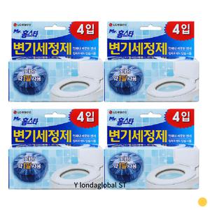 홈스타 화장실 변기 세정제 알맹이 물탱크 4개입 4개