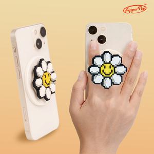 지퍼팝 3D 픽셀 맥세이프 스마트톡-데이지팝 화이트