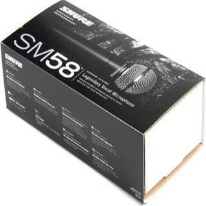음향기기 Shure SM58S 전문 보컬 마이크 온 오프 스위치 포함 2 팩 XLR