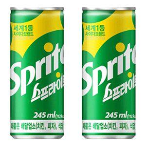 [코카콜라]스프라이트 업소용 슬릭 245ml x 30캔