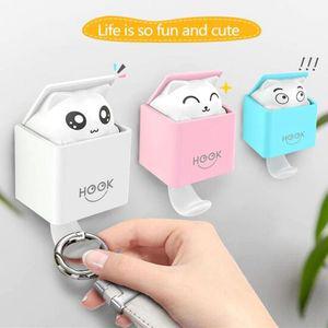 후크 고양이 벽 장식 인테리어 옷 스카프 모자 걸이